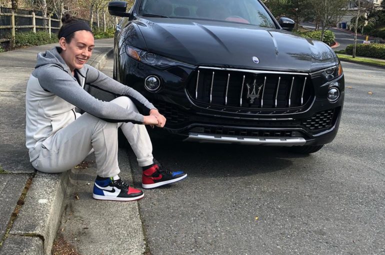 Breanna Stewart does it for the ‘gram, shows off brand-new Maserati