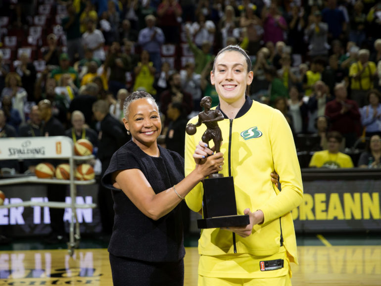Breanna Stewart named WNBA MVP